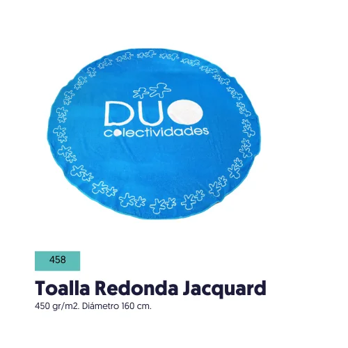 Toalla Redonda Jacquard