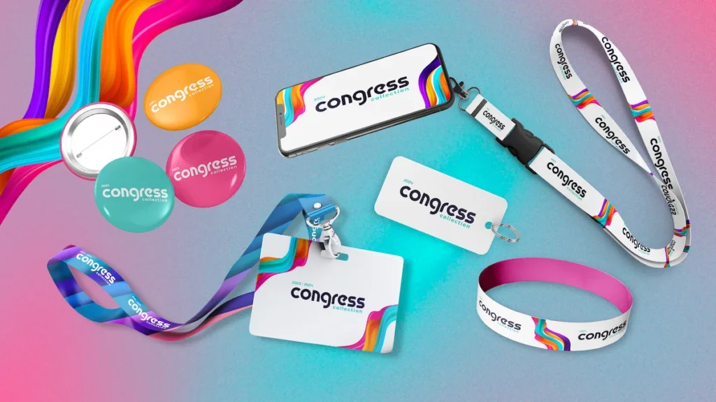 Lanyards y accesorios personalizados para ferias