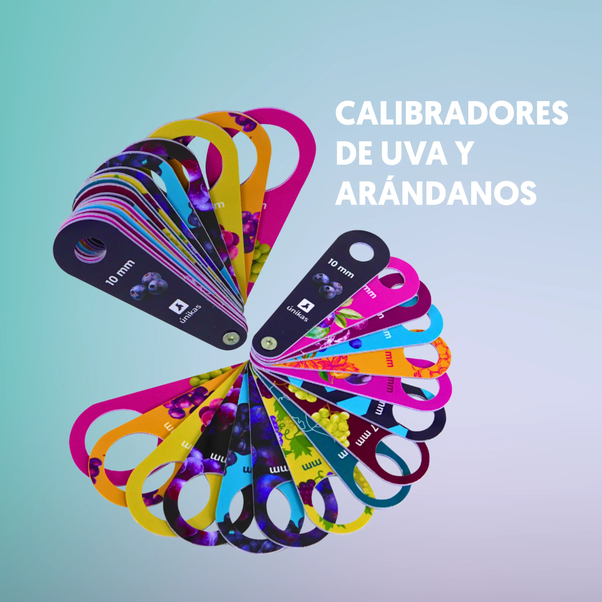 calibrador de uvas y arándanos producto de agricultura destacado