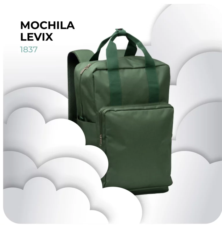 mochila-levix-verde-con-asas-unikas