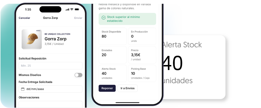 Stock portal de gestión unikas