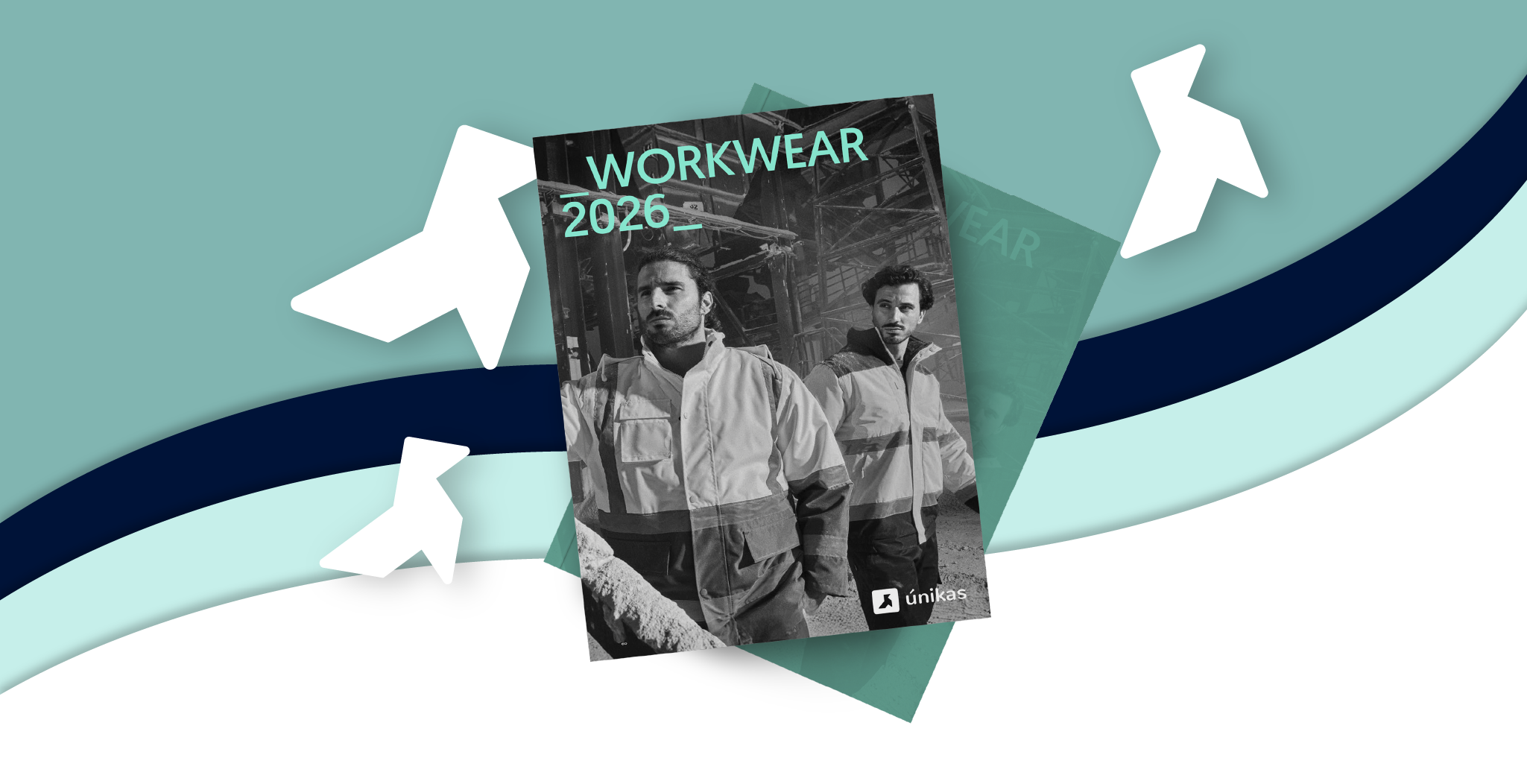 Portada catálogo textil workwear únikas