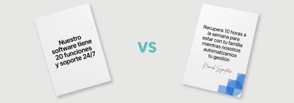 Dos notas, una es una nota simple y otra personalizada y pensada