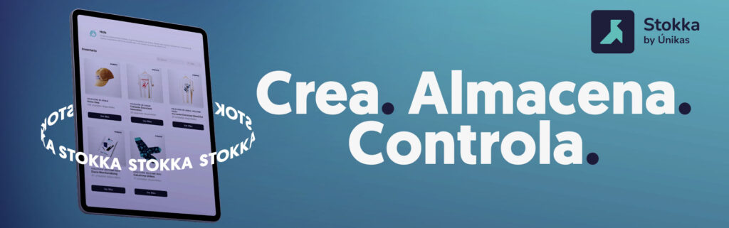 banner crea, almacena y controla con Stokka en Únikas