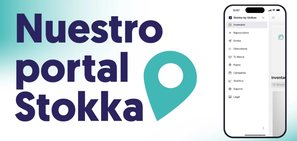 Nuestro portal stokka donde se puede ver nuestro menú principal