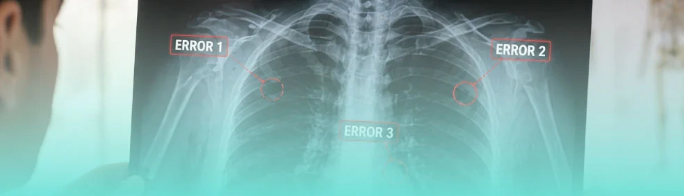 radiografia con los errores