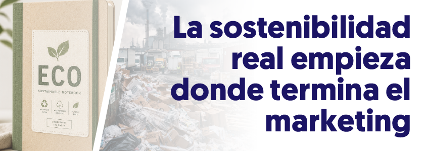 banner la sostenibilidad real empieza donde termina el marketing