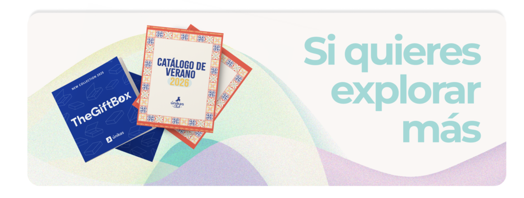 banner si quieres explorar más catálogo de verano y de the gift box únikas
