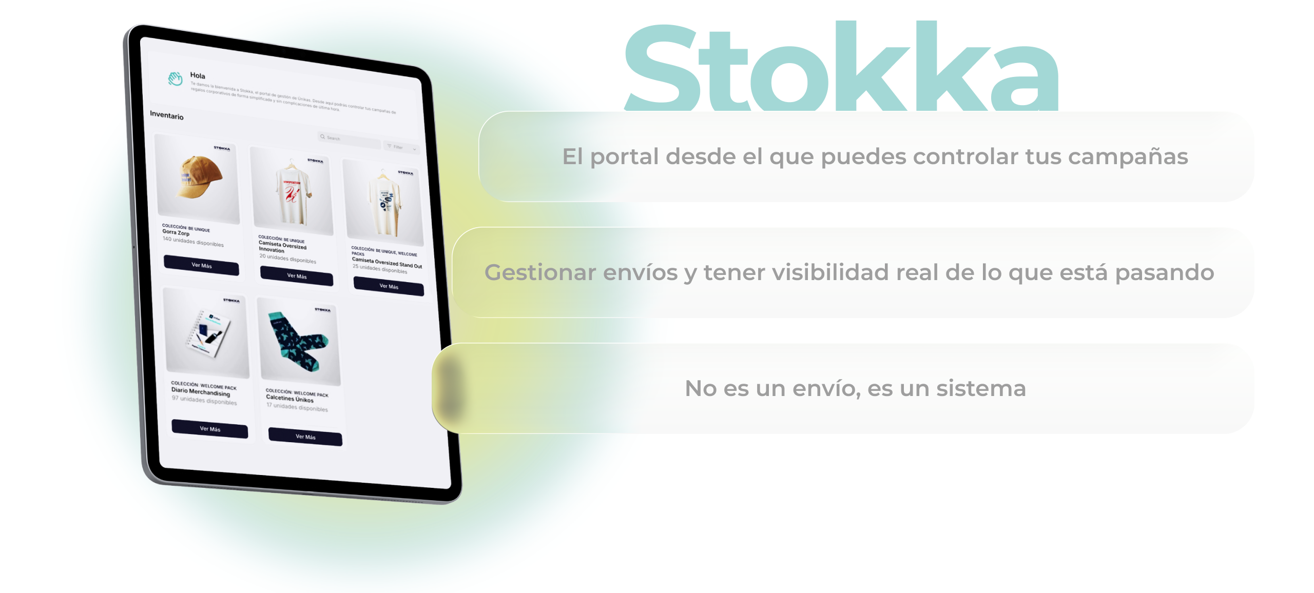 Banner sobre stokka portal de gestión en únikas