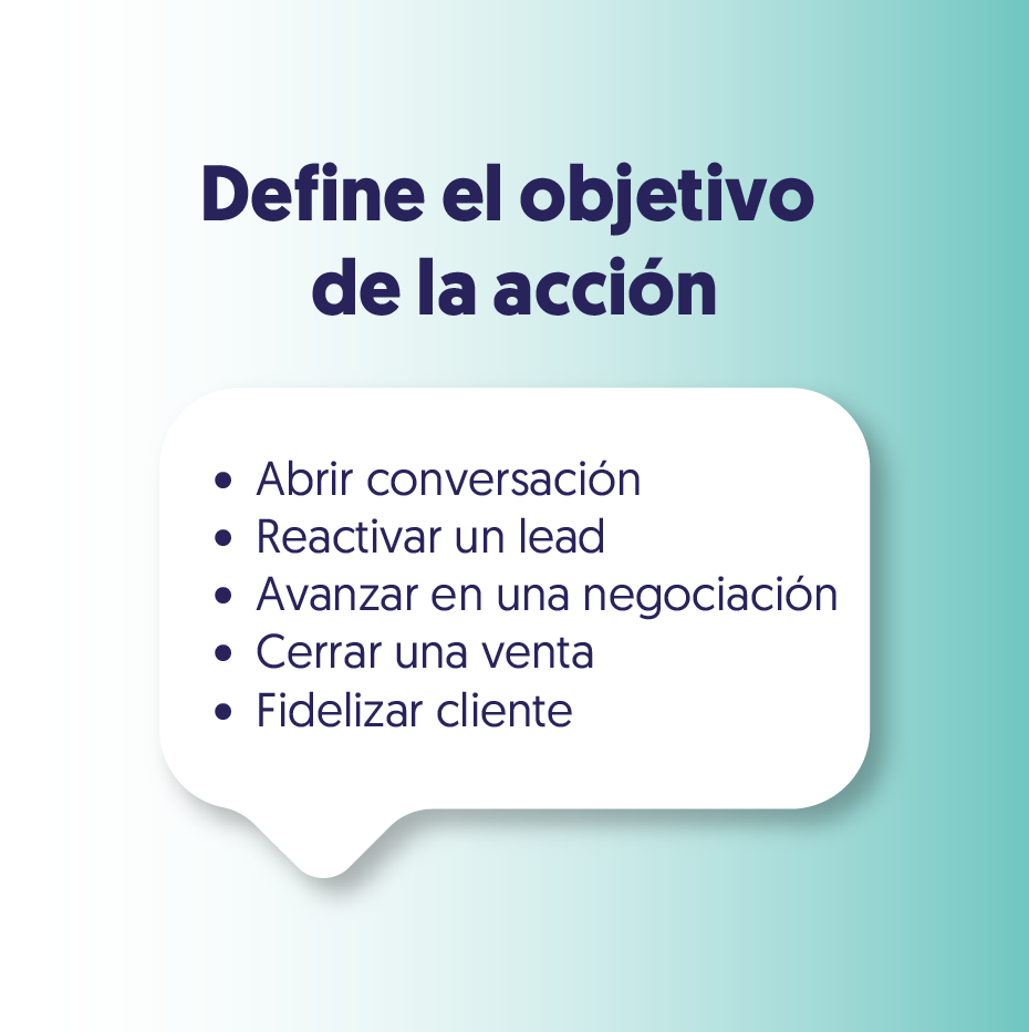 define el objetivo de la acción con cinco puntos blog