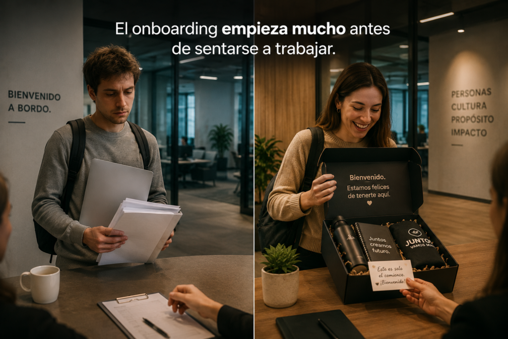 el onboarding empieza mucho antes de sentarse a trabajar con la bienvenida