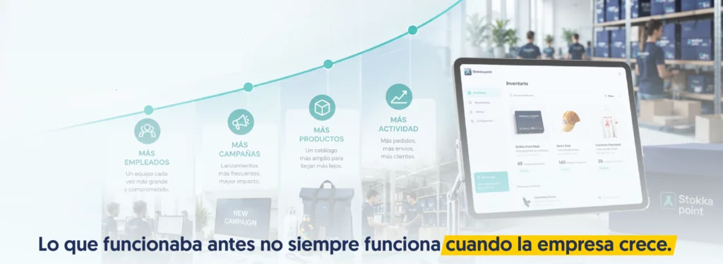 curva del crecimiento empresa creciendo en empleados
