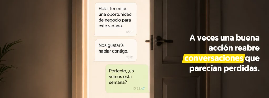 banner chat de Whatapps una acción reabre conversaciones que parecían perdidas