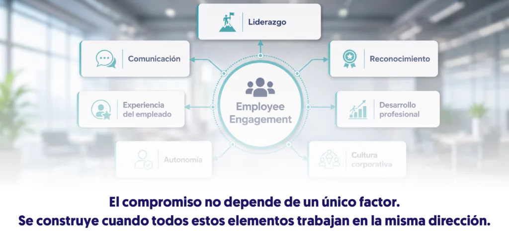 employee engagement depende de un único factor en la misma dirección