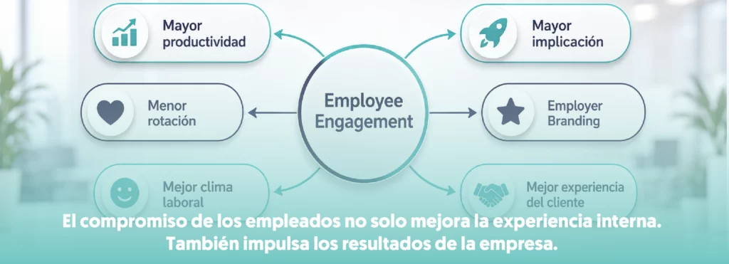 en el medio que es el employee engagement seis razones