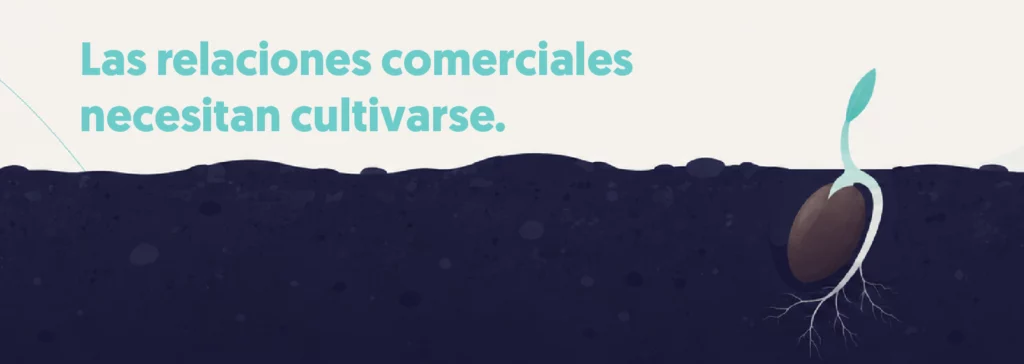 semilla en la tierra simulando como se cultivan las relaciones