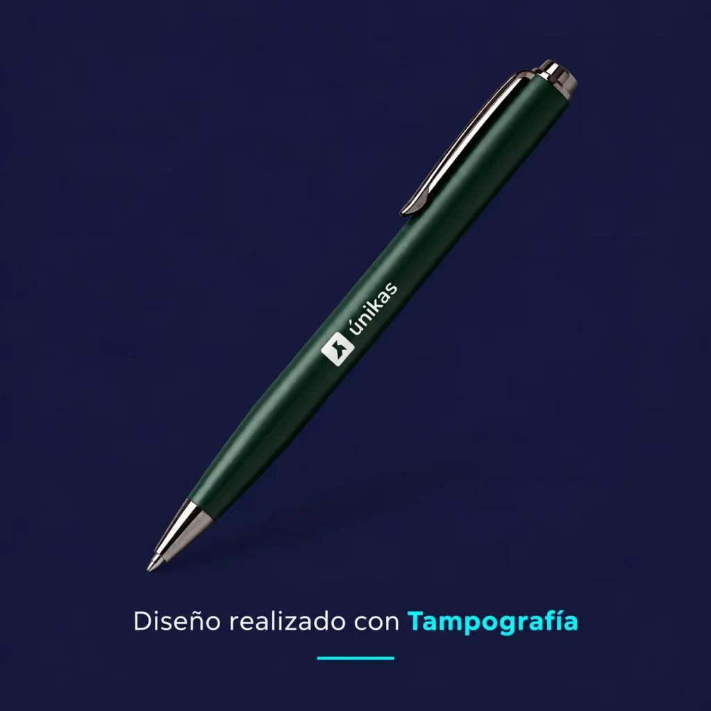 Diseño realizado con tampografía bolígrafo