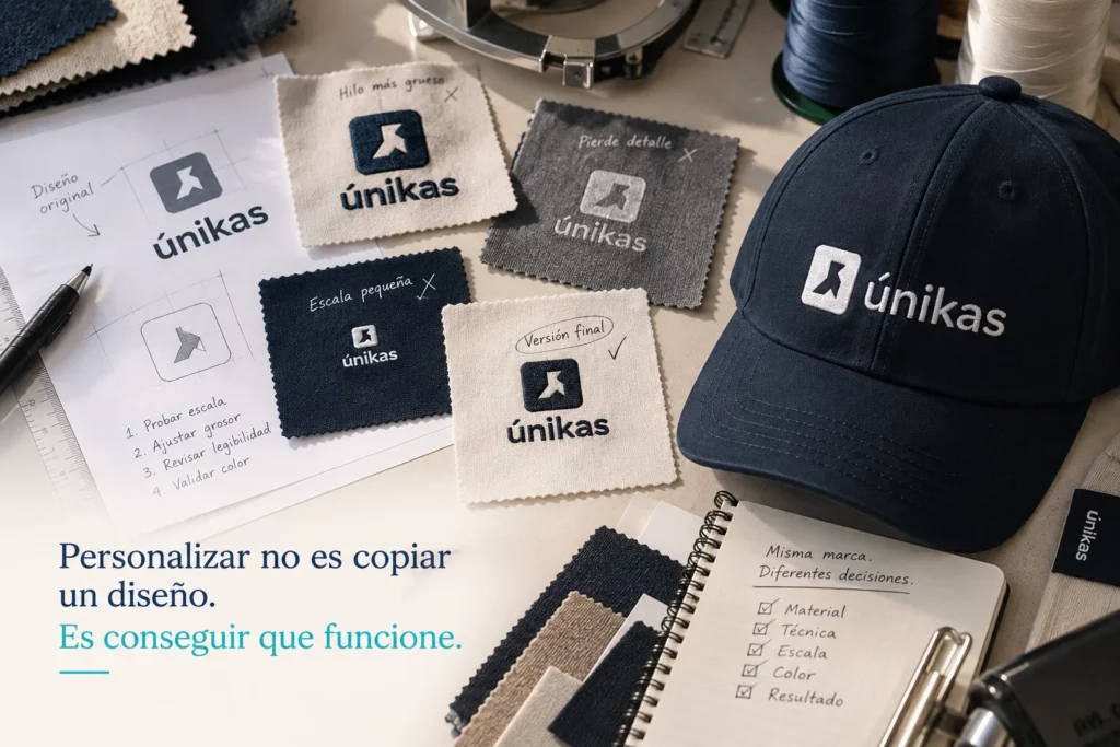 Personalizar no es copiar un diseño es conseguir que funcione
